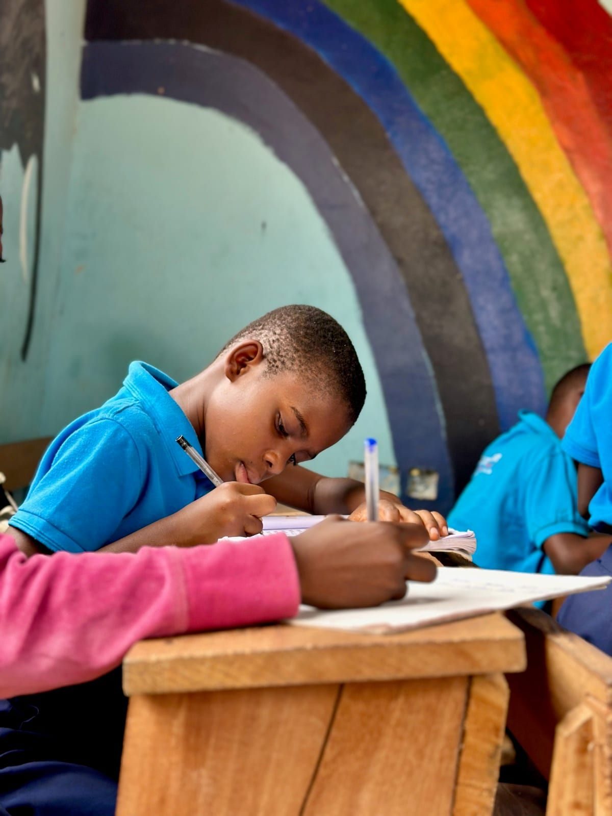Schüler an der Christian Life Academy in Kumasi